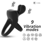 ARMONY - BLACK RABBIT VIBRATOR RING